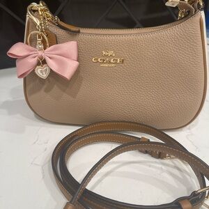 Coach Teri Leather Shoulder bag in Colorblock